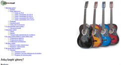 Desktop Screenshot of gitara.org.pl