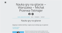 Desktop Screenshot of gitara.waw.pl