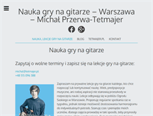 Tablet Screenshot of gitara.waw.pl